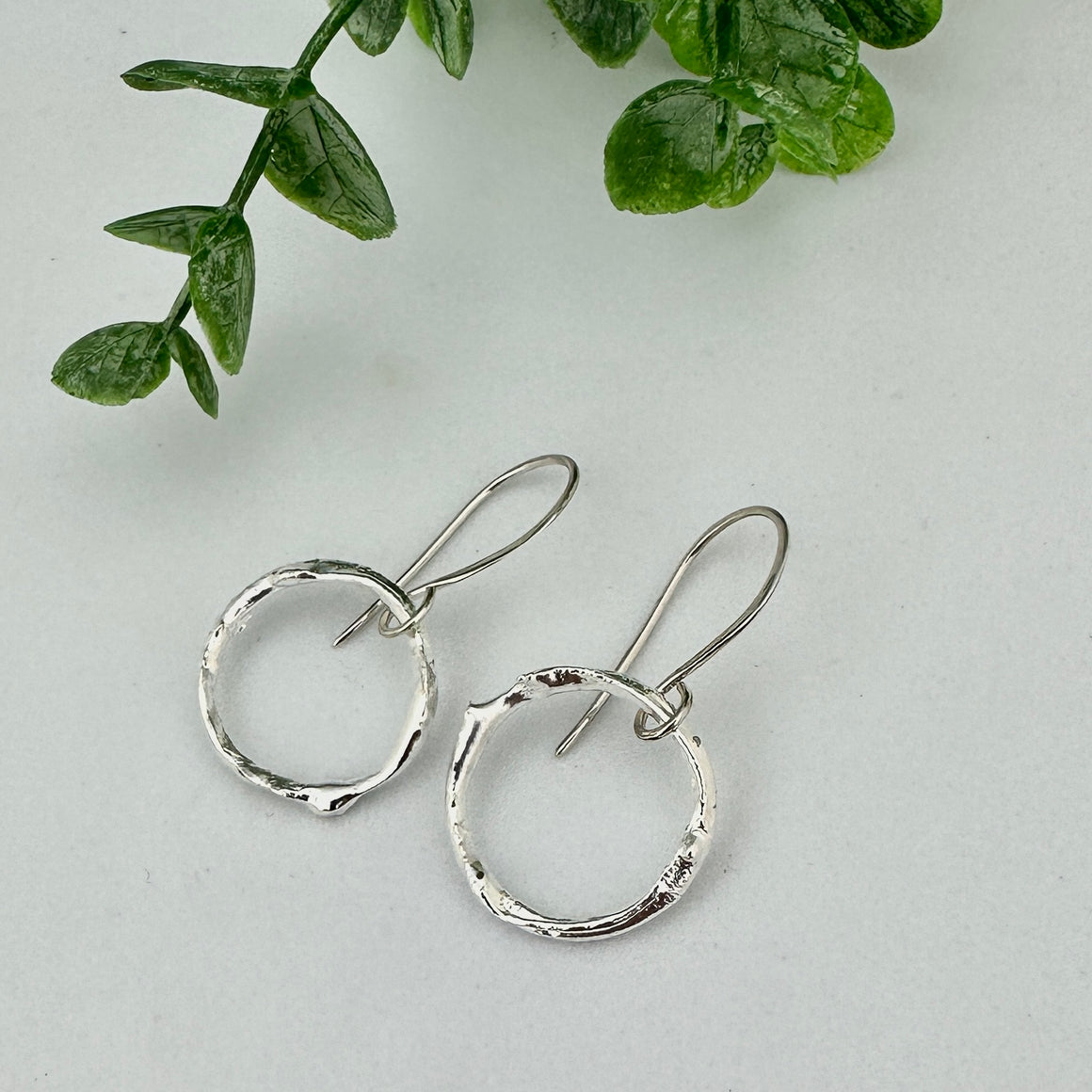 Alchemy Silver Circle Earrings
