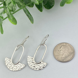 Bicentennial Arch Dangle Sterling Silver Earrings