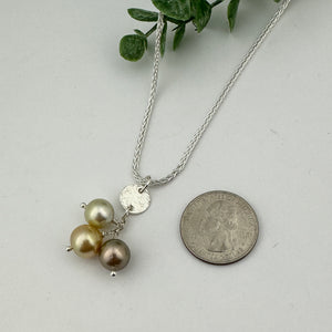 Tri Color South Sea Pearl Necklace
