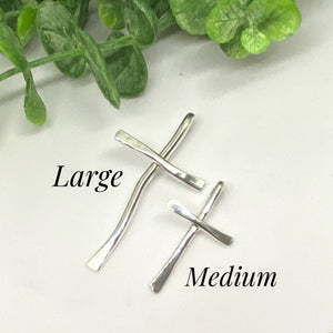Cross- Sterling Silver - Large