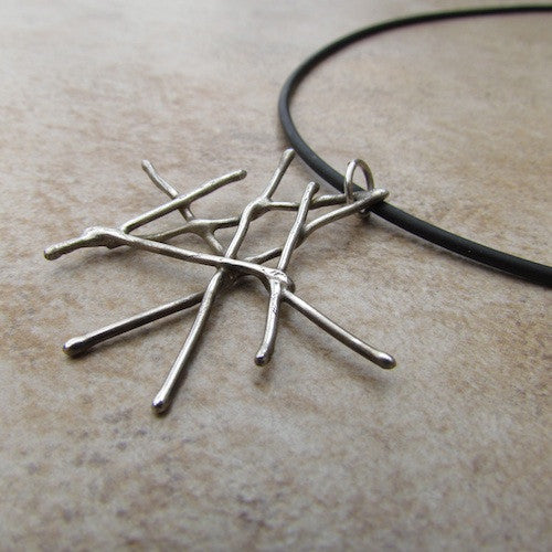 Twigs {Oscars} Necklace - Argentium Silver
